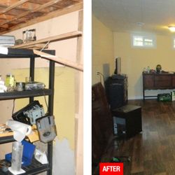 DryFast Property Restoration - Before/After of Fire Damage Cleanup