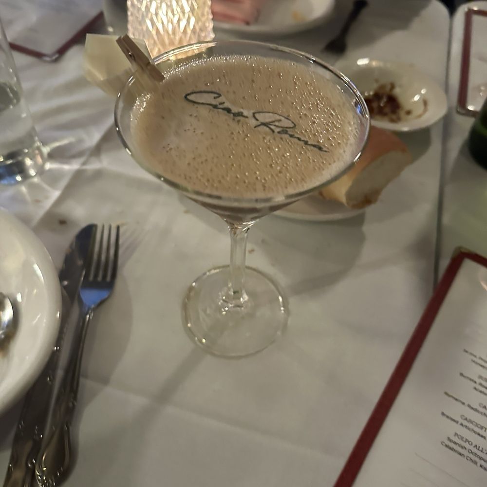Ciao Roma - Classic expresso martini - Italian Near Me - Boston, Massachusetts Ciao Roma - Classic expresso martini - Italian Near Me - Boston, Massachusetts