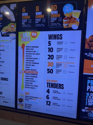 Menu photo 1 Detroit Wing Company Traverse City, MI