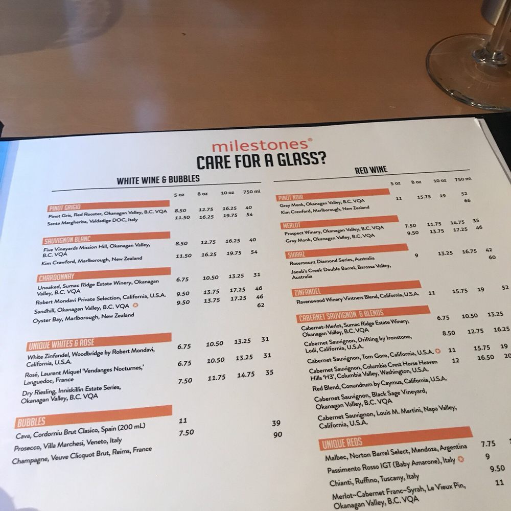 Milestones Restaurants - Canadian (New) Near Me - West Vancouver, British Columbia Milestones Restaurants - Canadian (New) Near Me - West Vancouver, British Columbia