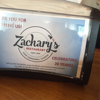 Zachary's Restaurant - It really surprises me that this place has been open for so long considering the reviews here on Yelp. - Greek Near Me - Cape Canaveral, Florida Zachary's Restaurant - It really surprises me that this place has been open for so long considering the reviews here on Yelp. - Greek Near Me - Cape Canaveral, Florida