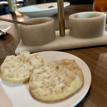 Café Laurel - Free bread service. Biscuits with butter sauce and anchovies on the side. - French Near Me - Miami, Florida Café Laurel - Free bread service. Biscuits with butter sauce and anchovies on the side. - French Near Me - Miami, Florida