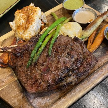 Mint 29 - 16 oz ribeye with lobster tail - Bars Near Me - Dearborn, Michigan