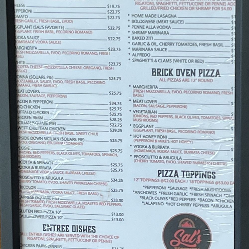Sal’s Pizza Bar - Menu - Pizza Near Me - Orlando, Florida Sal’s Pizza Bar - Menu - Pizza Near Me - Orlando, Florida