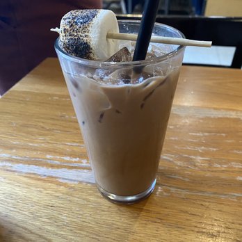 Frothy Monkey - Iced "S'mores than a Feeling" coffee - Coffee & Tea Near Me - Nashville, Tennessee Frothy Monkey - Iced "S'mores than a Feeling" coffee - Coffee & Tea Near Me - Nashville, Tennessee