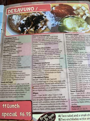 Menu photo 8 Los Braseros Austin, TX