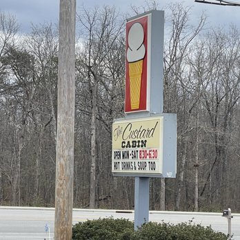 Custard Cabin - Sign. - Ice Cream & Frozen Yogurt Near Me - Crossville, Tennessee Custard Cabin - Sign. - Ice Cream & Frozen Yogurt Near Me - Crossville, Tennessee