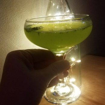 The Blue Abode Bar - My friend's Grapefruit Margarita. - Sports Bars Near Me - Bellingham, Washington