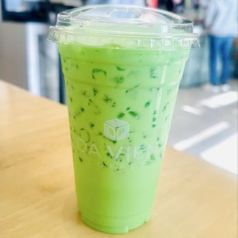 Da Vien Coffee - Pandan Milk Tea* - Desserts Near Me - Westminster, California Da Vien Coffee - Pandan Milk Tea* - Desserts Near Me - Westminster, California
