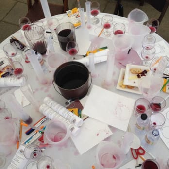 Sanford Winery - Blending wine can get messy! - Wineries Near Me - Lompoc, California Sanford Winery - Blending wine can get messy! - Wineries Near Me - Lompoc, California
