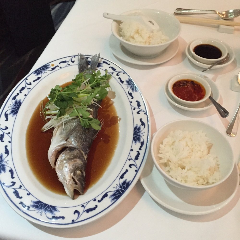 Zen Oriental Restaurant - My meal of a whole steamed fish - Chinese Near Me - Hounslow, XGL