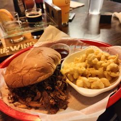 Arkansas Brewing Company - Rib sandwich