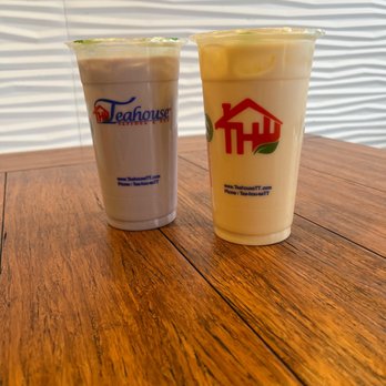 The Teahouse Tapioca & Tea - Taro Coconut Cream Tea and Jasmine Green Cream Tea - Coffee & Tea Near Me - Houston, Texas The Teahouse Tapioca & Tea - Taro Coconut Cream Tea and Jasmine Green Cream Tea - Coffee & Tea Near Me - Houston, Texas