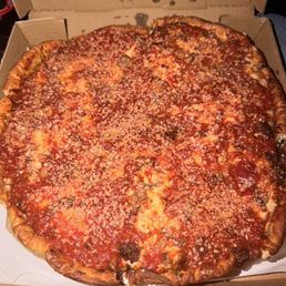 Stuffed Pizza Veggie and half Italian Sausage
