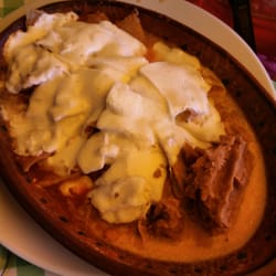 Chilaquiles gratinados