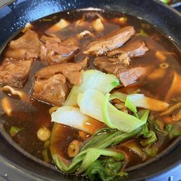 Beef noodle soup with half tendon and half meat Beef noodle soup with half tendon and half meat