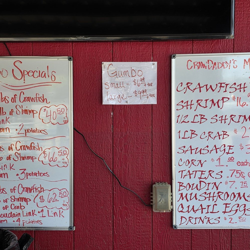 Crawdaddy's Boil-n-Go - Menu - Cajun/Creole Near Me - Lufkin, Texas Crawdaddy's Boil-n-Go - Menu - Cajun/Creole Near Me - Lufkin, Texas