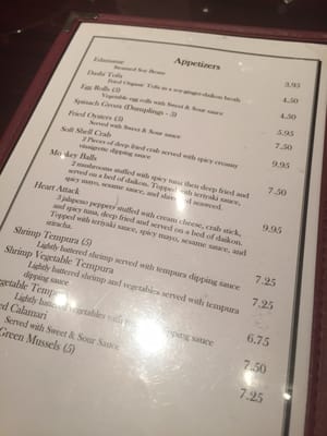 Menu photo 8 Crazy Fish Albuquerque, NM