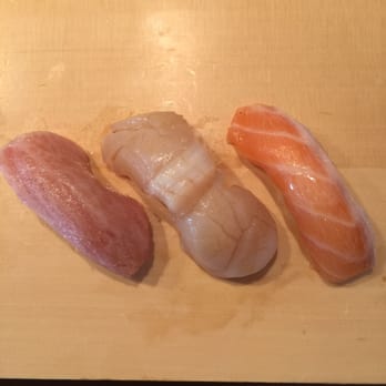 Shiro's - Otoro - Hokkaido scallops - sea salt salmon | some of my faves - Sushi Bars Near Me - Seattle, Washington