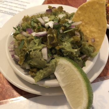 Cabo Fish Taco - Hands down the best Guacamole ever! My boyfriend says it's not made fresh? No idea. I think it's delicious! - Latin American Near Me - Charlotte, North Carolina