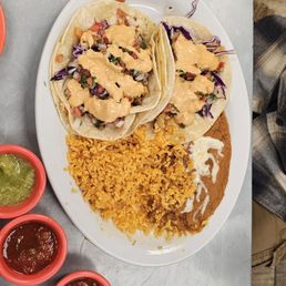 This is the fush taco plate.