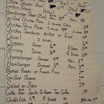 Hwy 41 Fishouse - Menu on the wall of private rooms - Cafes Near Me - Pontotoc, Mississippi Hwy 41 Fishouse - Menu on the wall of private rooms - Cafes Near Me - Pontotoc, Mississippi