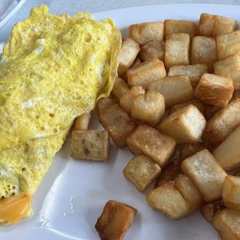 Jones Lunch - Cheese omelet and home fries - Burgers Near Me - Clayton, North Carolina