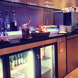 British Airways Galleries Lounge - The usual great selection of food and drinks.