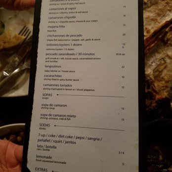 ConiSeafood - Menu 2 (April 2017) - Mexican Near Me - Inglewood, California