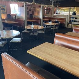 Inside for lunch