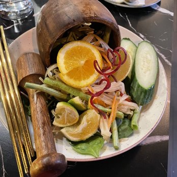 Chiang Mai Thai Kitchen - Papaya salad mild. It was OK. - Thai Near Me - Toronto, Ontario