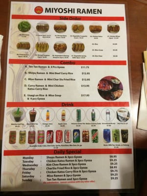 Menu photo 6 Miyoshi Ramen Kailua, HI