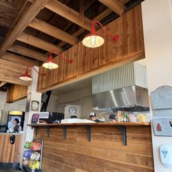 Counter near ordering area