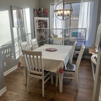 Let Us Floor You - The dining room floors never looked better with our new floors! - Flooring Near Me - Chandler, Arizona Let Us Floor You - The dining room floors never looked better with our new floors! - Flooring Near Me - Chandler, Arizona