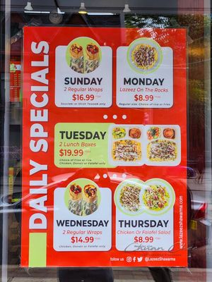 Menu photo 6 Lazeez Shawarma Toronto, ON