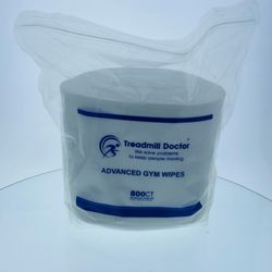 Treadmill Doctor - Treadmill Doctor 8" X 6" Advance Gym wipes are specially formulated for fitness and athletic facilities, schools, offices, etc.
