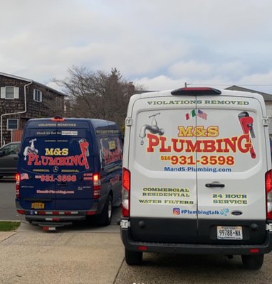 M and S Plumbing, Heating & Air Conditioning Logo