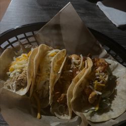 Champ City Bar & Lounge - Two Shrimp Tacos Two Chicken Tacos