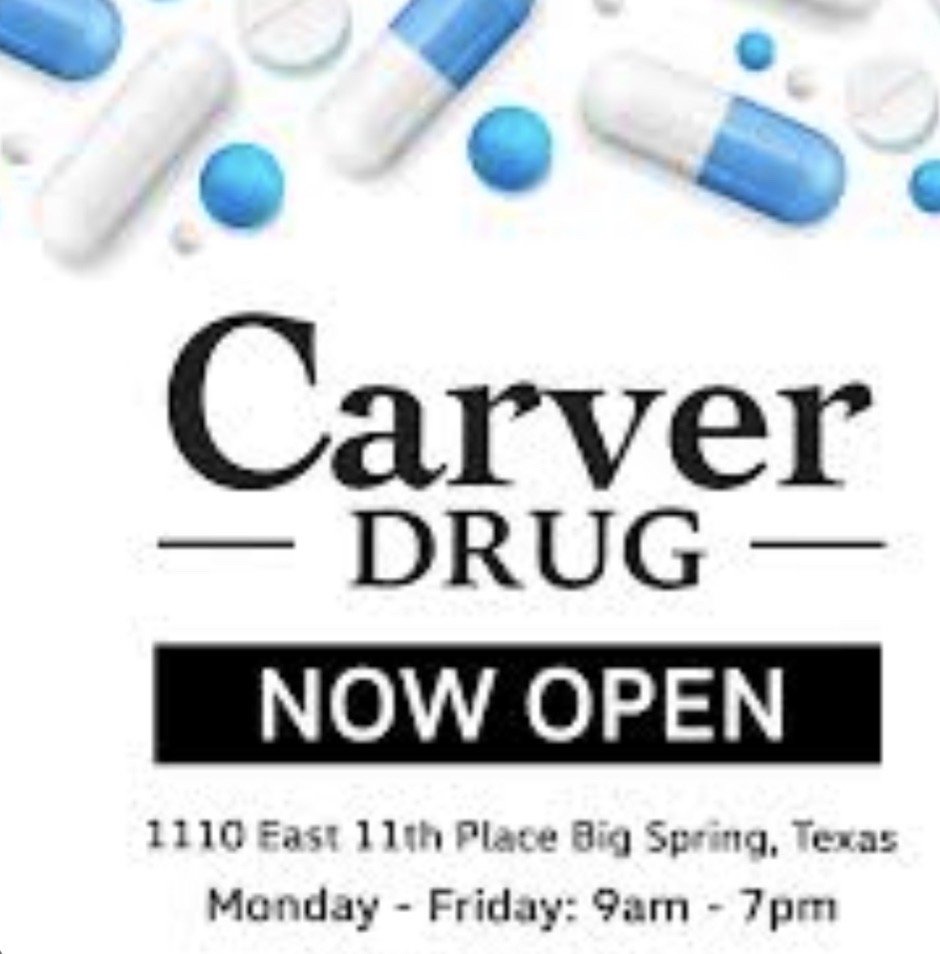 CARVER DRUG STORE Updated August 2024 1110 E 11th Pl, Big Spring