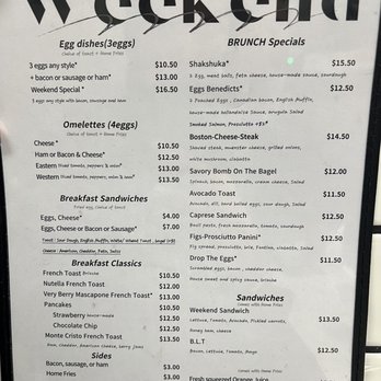Cafe Weekend - Menu - Breakfast & Brunch Near Me - Allston, Massachusetts Cafe Weekend - Menu - Breakfast & Brunch Near Me - Allston, Massachusetts