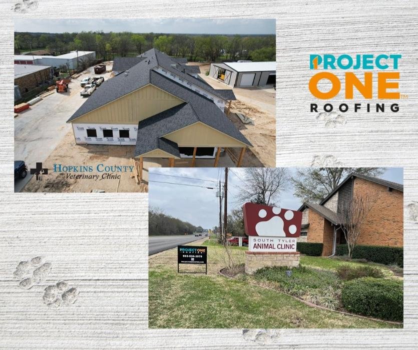 Slide of Project One Roofing