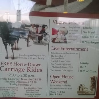 My Gym - Horse carriage ride and Santa Saturdays all through December. - Kids Activities Near Me - Virginia Beach, Virginia