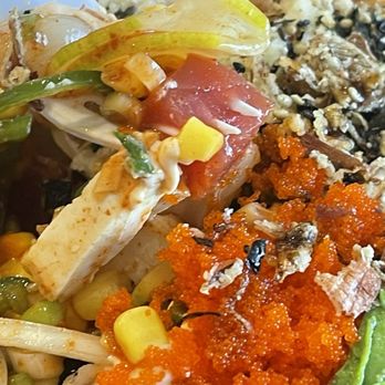 Aloh-o - Loaded poke bowl with tuna, scallop, avocado and masago! - Poke Near Me - Novato, California Aloh-o - Loaded poke bowl with tuna, scallop, avocado and masago! - Poke Near Me - Novato, California