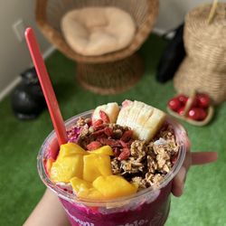 Smoothie King - Hive Five add granola. Delish!