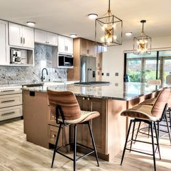 Seattle Vegas Granite - Stunning Blue Fantasy Marble - Perfect for countertops, vanities & walls.Elegant marble with rich blue & gray veining