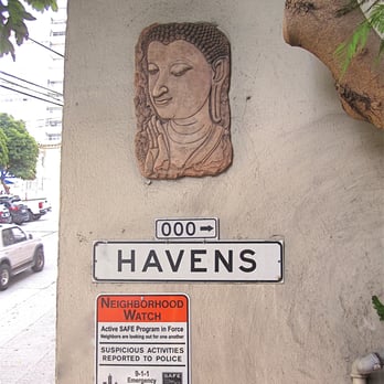 Havens Street - Sign - Community Gardens Near Me - San Francisco, California