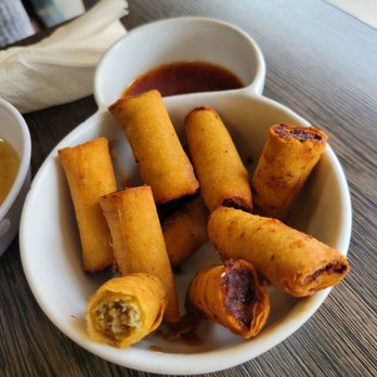 Goto at Silog - Lumpia - egg rolls, fried - Filipino Near Me - Panorama City, California