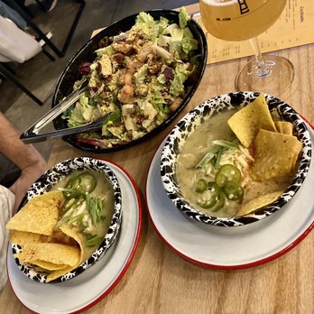 Alternate Ending Beer Co. - Chicken chili soup (special) & Caesar salad - Beer, Wine & Spirits Near Me - Aberdeen, New Jersey Alternate Ending Beer Co. - Chicken chili soup (special) & Caesar salad - Beer, Wine & Spirits Near Me - Aberdeen, New Jersey