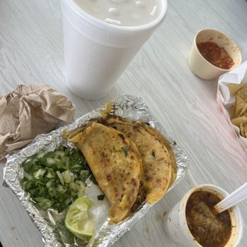 Taquito Aviles - birria tacos w/ horchata - Food Stands Near Me - Austin, Texas