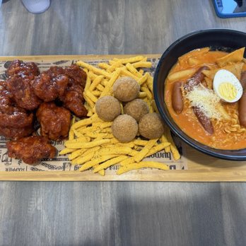 BHC Chicken - BHC Platter - Korean Near Me - Carlsbad, California